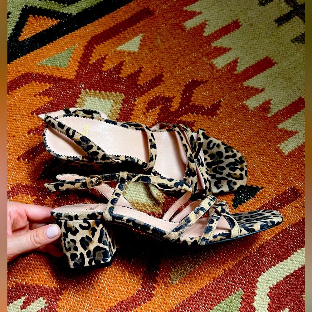J Crew Block Heel
